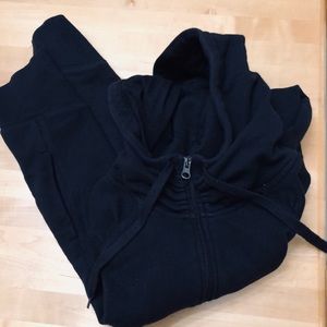 Black Zip Hoodie